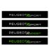 BANDEAU PARE SOLEIL PEUGEOT SPORT PSE 3