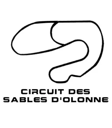 Stickers TRACÉ CIRCUIT DES SABLES D'OLONNE