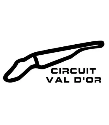 Stickers TRACÉ CIRCUIT VAL D'OR