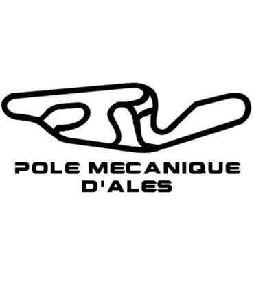 Stickers TRACÉ CIRCUIT POL MÉCANIQUE D'ALES