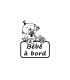 Stickers BÉBÉ A BORD VWStickers BÉBÉ A BORD JOUET