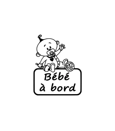 Stickers BÉBÉ A BORD VWStickers BÉBÉ A BORD JOUET