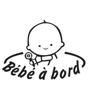 Stickers BÉBÉ A BORD JOUET 2