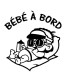 Stickers BÉBÉ A BORD PLAGE