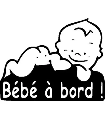 Stickers BÉBÉ A BORD COOL