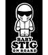 Stickers BABY STIG ON BOARD