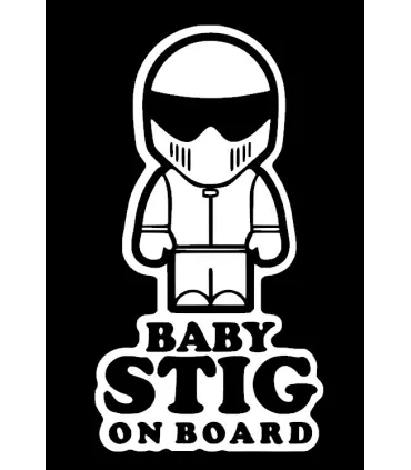 Stickers BABY STIG ON BOARD