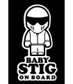 Stickers BABY STIG ON BOARD