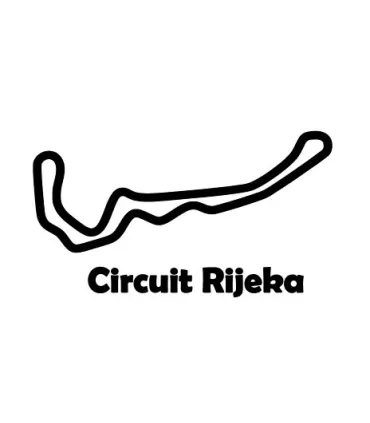 Stickers TRACÉ CIRCUIT RIJEKA