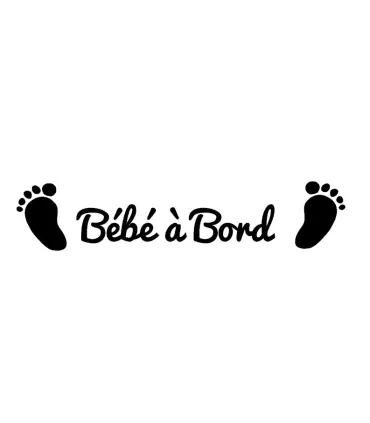 Stickers BÉBÉ A BORD PIEDS