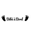 Stickers BÉBÉ A BORD PIEDS