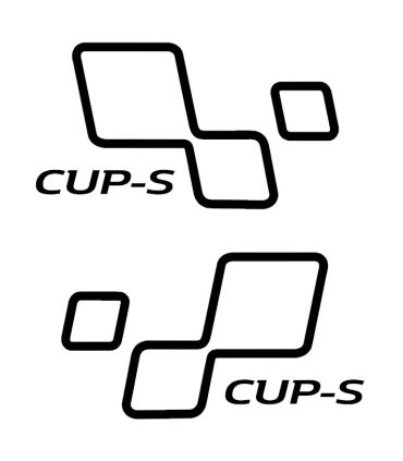 Paire de Stickers CUP-S de portes Megane