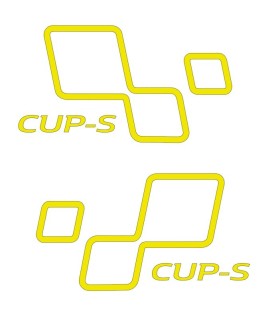Paire de Stickers CUP-S de portes Megane