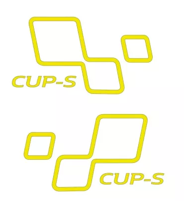 Paire de Stickers CUP-S de portes Megane