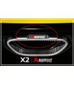 Stickers 2X Akrapovic pour Canule Echappement MEGANE 3RS