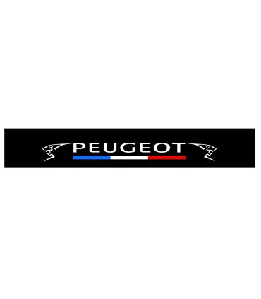 BANDEAU PARE SOLEIL PEUGEOT TRI COLOR