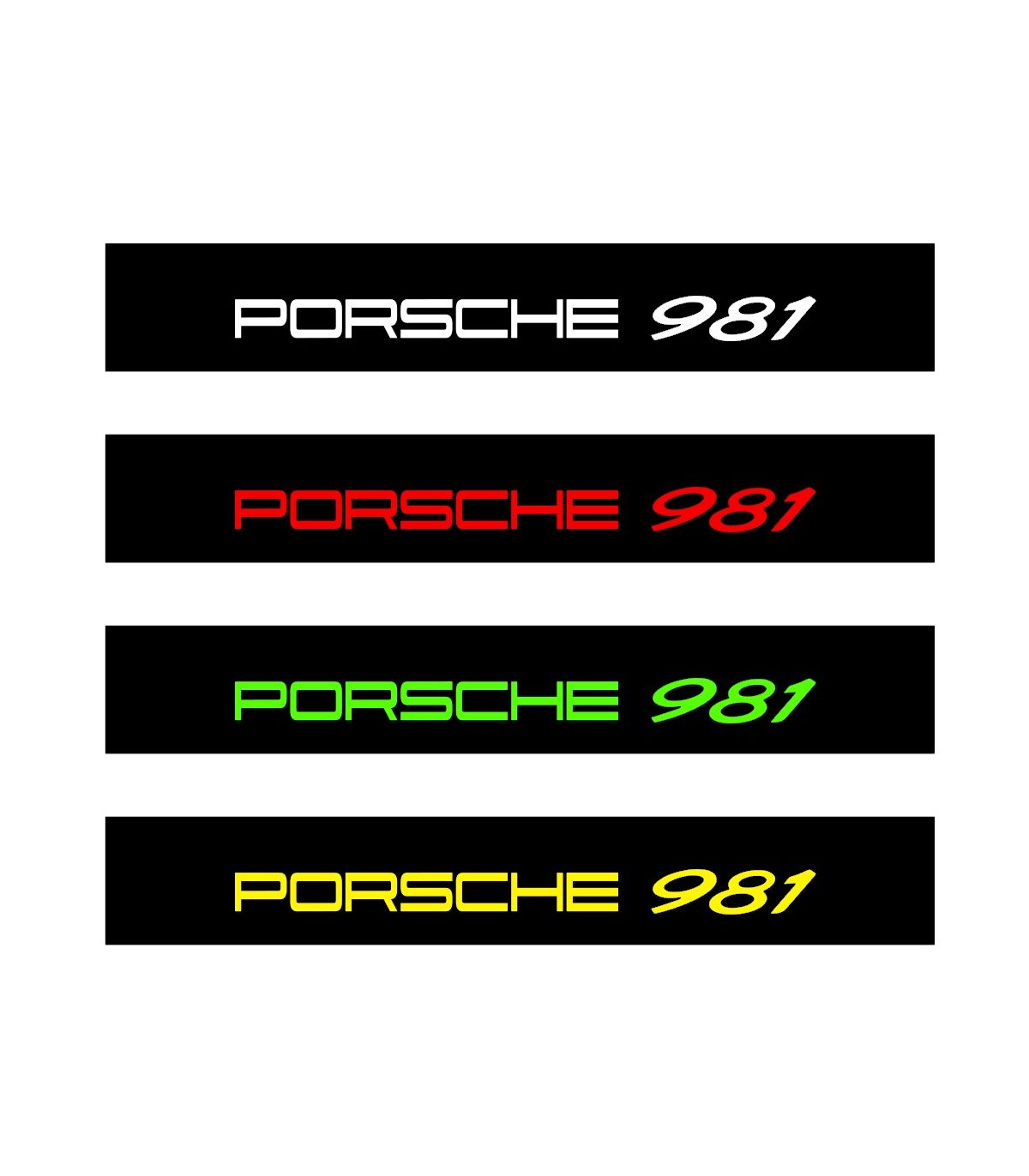 BANDEAU PARE SOLEIL PORSCHE 981
