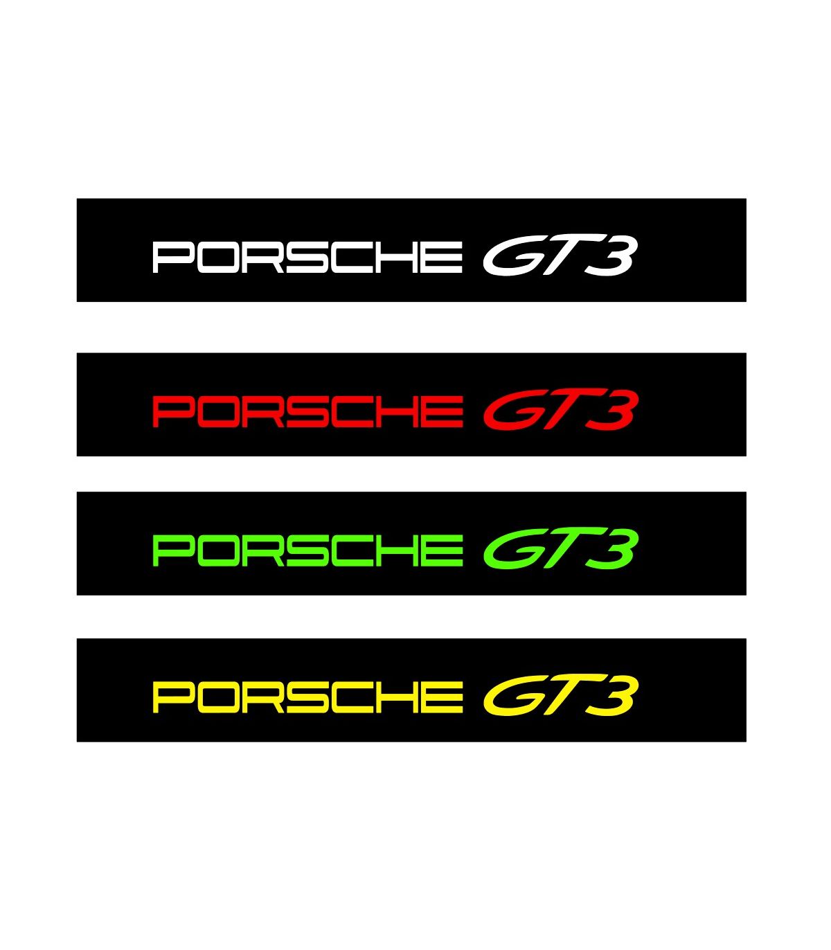 BANDEAU PARE SOLEIL PORSCHE GT3