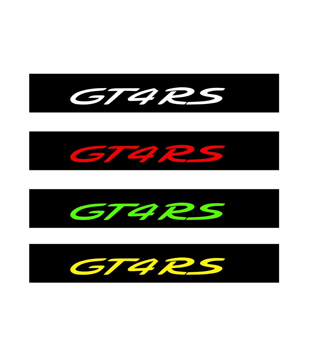 BANDEAU PARE SOLEIL PORSCHE GT4 RS