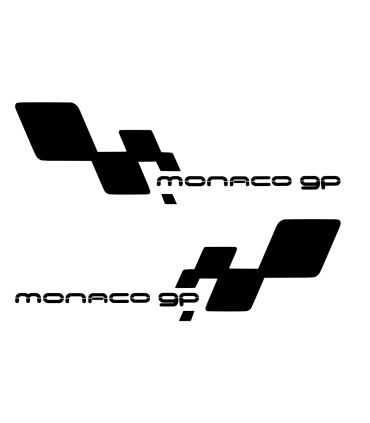 StickersRENAULT SPORT DAMIERS "petit" MONACO GP