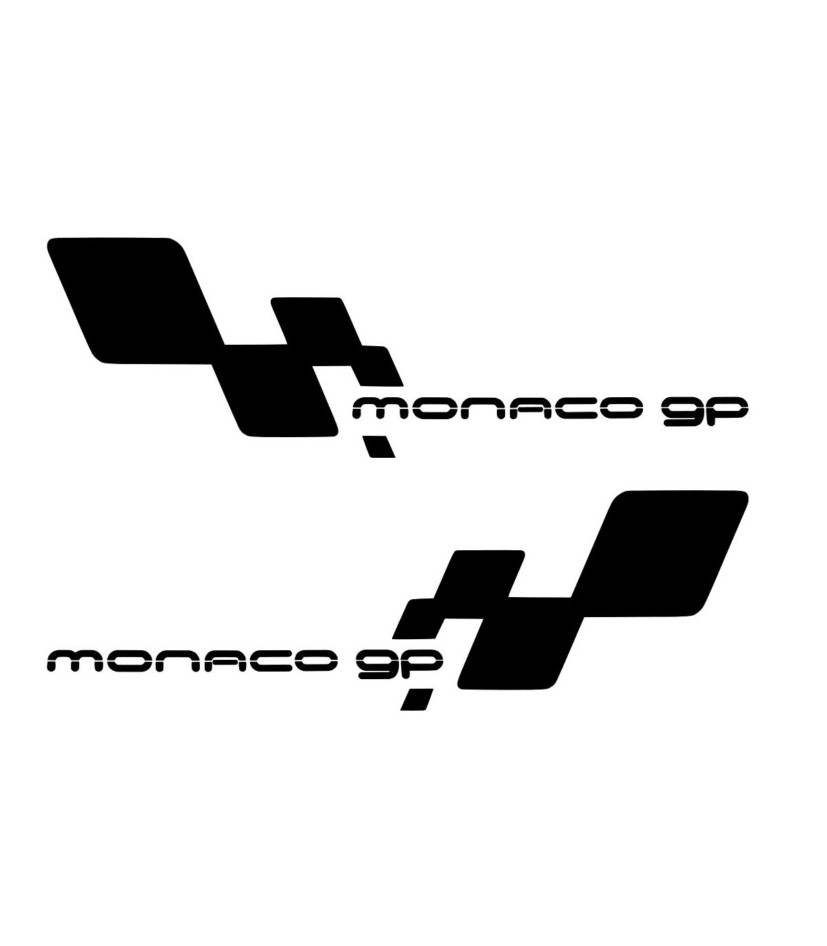 StickersRENAULT SPORT DAMIERS "petit" MONACO GP