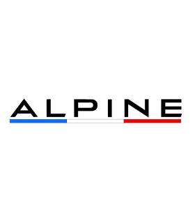 Stickers ALPINE Tricolor XL