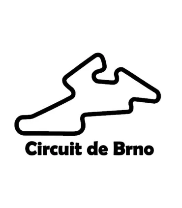 Stickers TRACÉ CIRCUIT BRNO