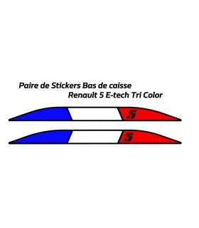 Paire de Stickers Bas de Caisse Renault 5 E-tech