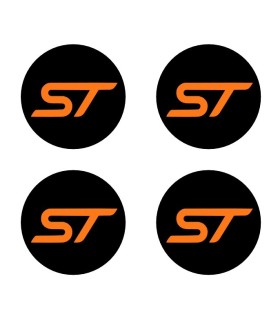 Stickers 4X CENTRE DE ROUE ST Diam. 54mm