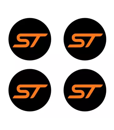 Stickers 4X CENTRE DE ROUE ST Diam. 54mm