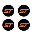 Stickers 4X CENTRE DE ROUE ST Diam. 54mm