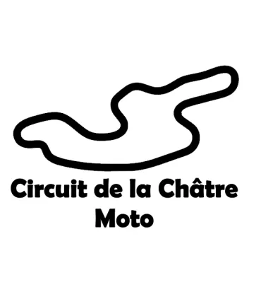 Stickers TRACÉ CIRCUIT CHATRE MOTO