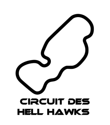 Stickers TRACÉ CIRCUIT DES HELL HAWKS
