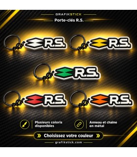 Porte clés Renault RS - RENAULT SPORT - Motif en relief 3D