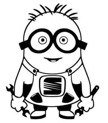 Stickers MINION SEAT