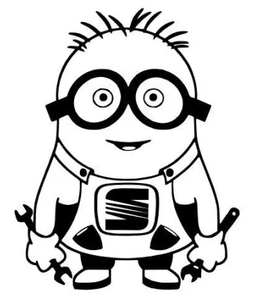 Stickers MINION SEAT
