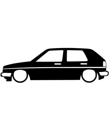 Stickers LOW VW GOLF MK2 5 PORTES