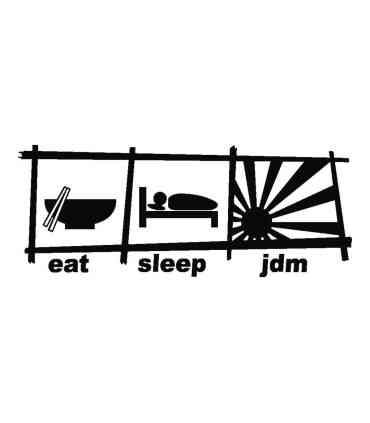 Stickers EAT SLEEP JDM