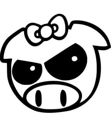 Stickers JDM PIG NŒUD 