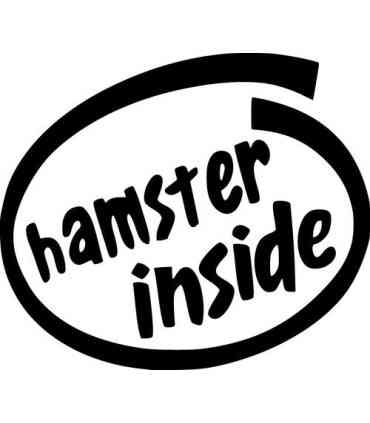 Stickers HAMSTER INSIDE