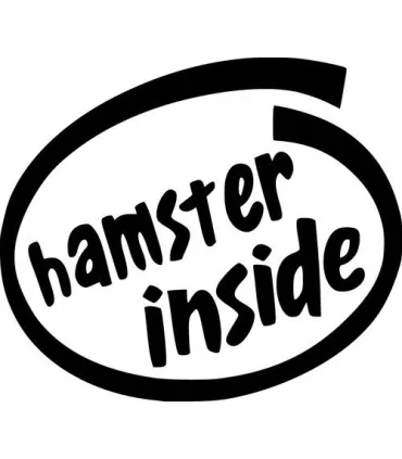 Stickers HAMSTER INSIDE