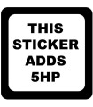 Stickers ADD +5hp