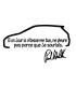 Stickers PAUL WALKER FORD FIESTA