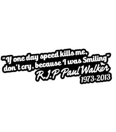 Stickers PAUL WALKER 5