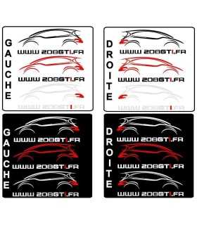 Stickers  SITE 208GTI.FR
