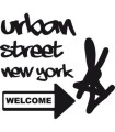 Stickers URBAN STREET NEW YOK