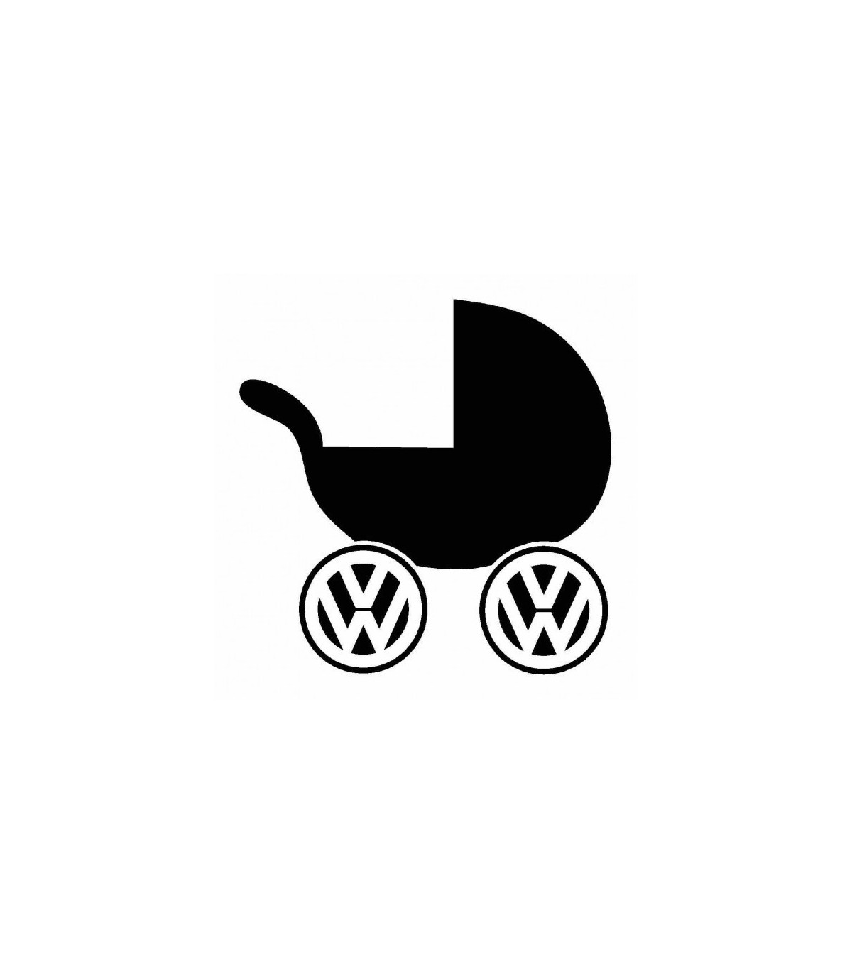 Stickers Poussette VW