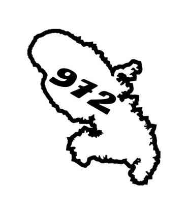 Stickers MARTINIQUE 972