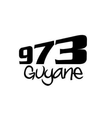 Stickers 973 GUYANE