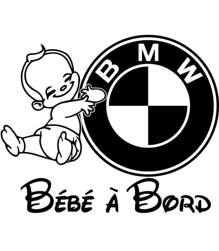 Stickers BÉBÉ A BORD BMW